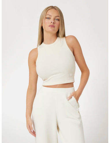 Top a costine cropped guess V3GP19K8RT2