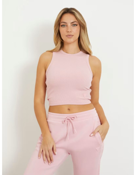 Top a costine cropped guess V3GP19K8RT2