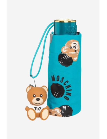 Ombrello mini con logo teddy Moschino 8202