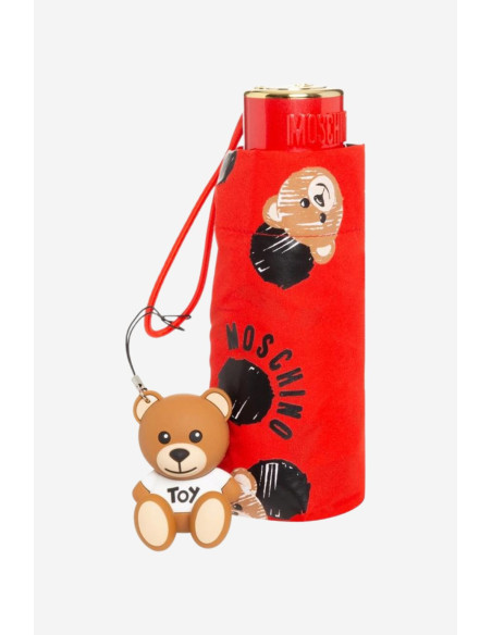 Ombrello mini con logo teddy Moschino 8202