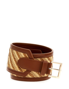 Cintura Simona cognac multi in rafia Guess BW9226P5280