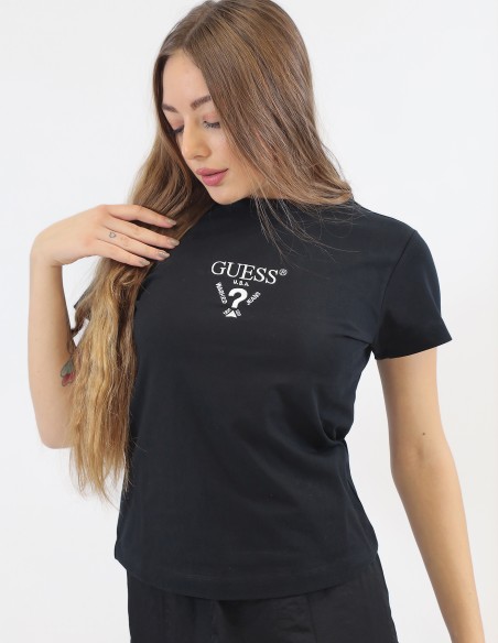 T-shirt stretch logo frontale Guess V4YI21KCDH1