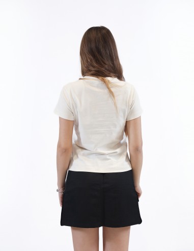 T-shirt stretch logo frontale Guess V4YI21KCDH1
