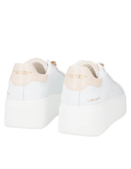 Sneakers Elettra con farfalla in strass Tosca Blu SS2502S013