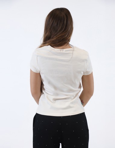 T-shirt logo strass Guess V4BI16KCIV1