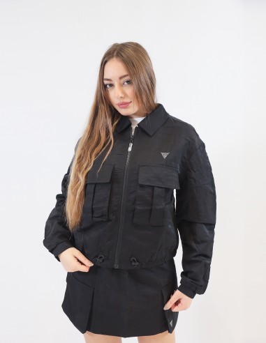 Giacca a vento nero Guess V5RL03WGYB0