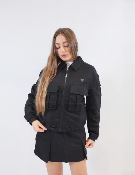 Giacca a vento nero Guess V5RL03WGYB0