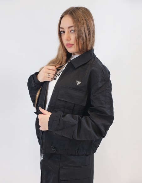 Giacca a vento nero Guess V5RL03WGYB0