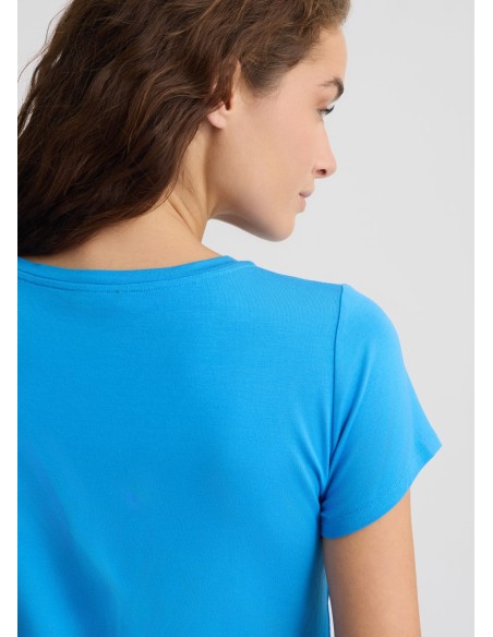 T-shirt ecosostenibile con strass Liu.jo Better VA5157JS360