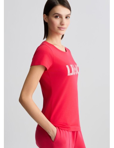 T-shirt con logo e strass Liu.jo Better...