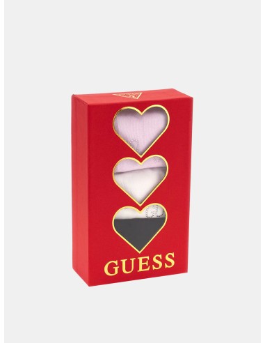 Calzini con logo strass confezione da 3 Guess...
