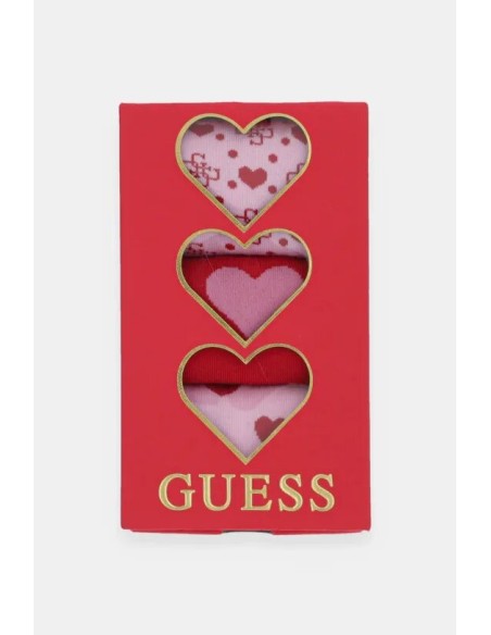 Calzini con stampa a cuore confezione da 3 Guess O5RG10KBZU0