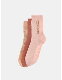 Calzini con logo strass confezione da 3 Guess O5RG07KBZU0