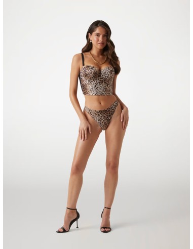 Top bustier animalier Tina Guess O5RC05WF9E0