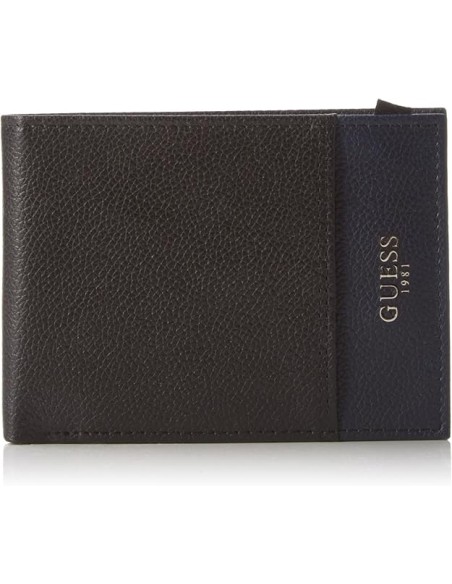 Portafoglio uomo Guess nero-blu  SM1324LEA20