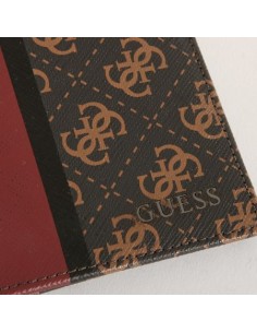 Portafoglio uomo Guess moro con stampa 4G SM2539LEA27