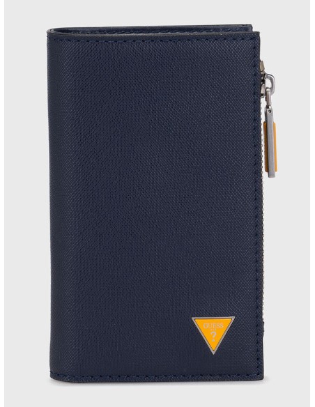 Portafoglio uomo Guess Blu SMECS2LEA78