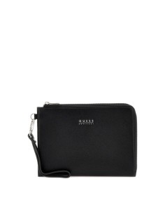 Pochette nera uomo Guess PMBATUP5235