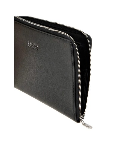 Pochette nera uomo Guess PMBATUP5235