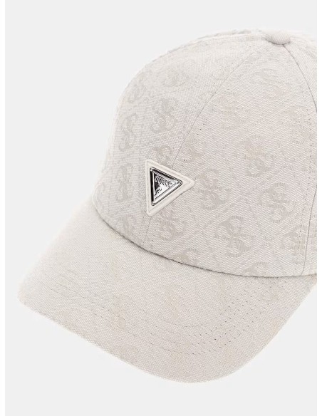 Cappello con visiera baseball con logo 4G Guess bianco V5GZ03WH492