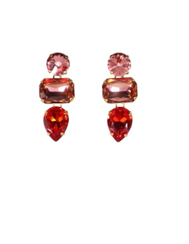 Orecchino con tris Swarovski Paviè OR.24.28C