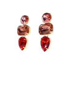 Orecchino con tris Swarovski Paviè OR.24.28C 2