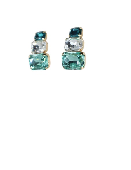 Orecchino con Tris Swarovski Paviè OR.24.24C