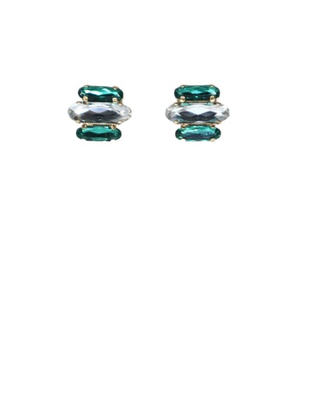 Orecchino Tris Swarovski Paviè OR.24.24D