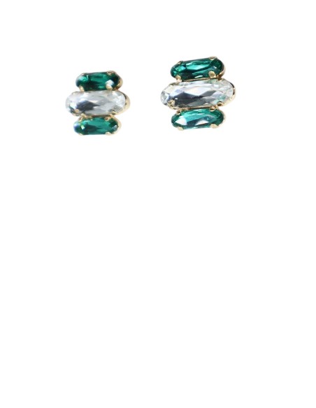 Orecchino Tris Swarovski Paviè OR.24.24D