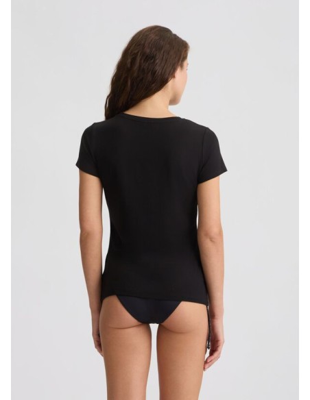 T-shirt ecosostenibile con strass Liu.jo Better VA5157JS360