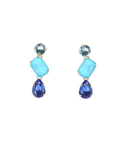 Orecchino Tris Swarovski Paviè OR.24.12A