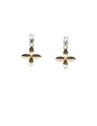 Orecchino con pietra in Swarovski Paviè OR.24.42F