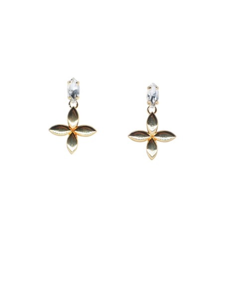 Orecchino con pietra in Swarovski Paviè OR.24.42F