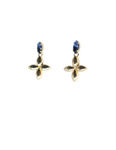 Orecchino con pietra in Swarovski Paviè OR.24.42F