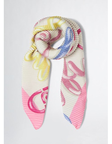 Foulard plissè 90x90cm Liu.jo Better 2A5019T0300