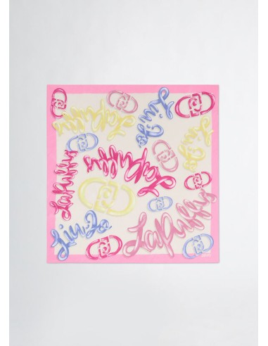 Foulard plissè 90x90cm Liu.jo Better 2A5019T0300