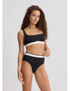 Costume a vita alta nero Liu.jo VA5075J6447