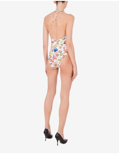 Costume intero Marine Print Moschino...