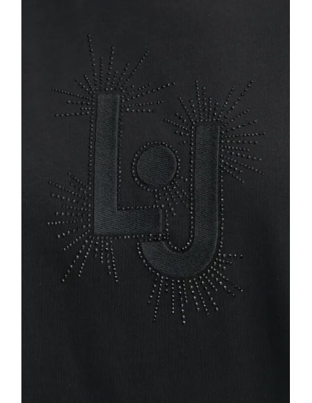 T-shirt Liu.jo con logo LJ E strass VA5151JS923