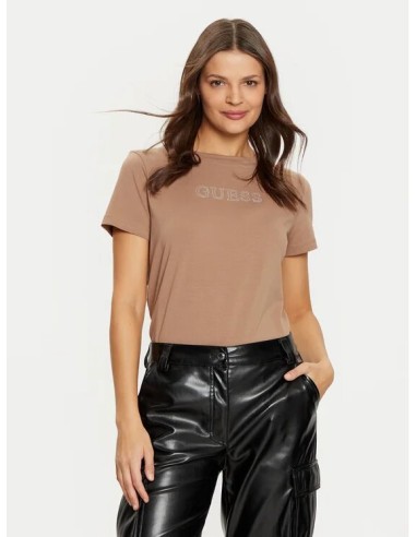 T-shirt con strass Guess V3BI11J1314