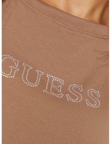 T-shirt con strass Guess V3BI11J1314