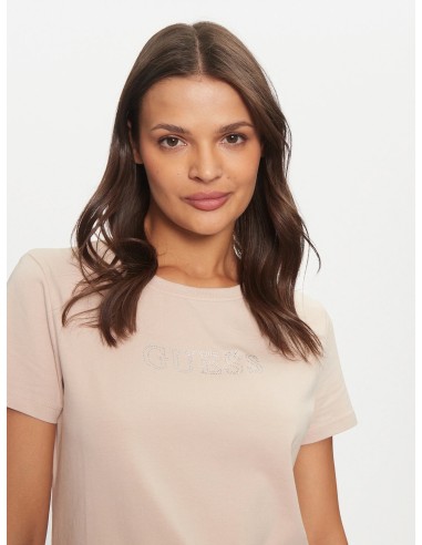 T-shirt con strass Guess V3BI11J1314