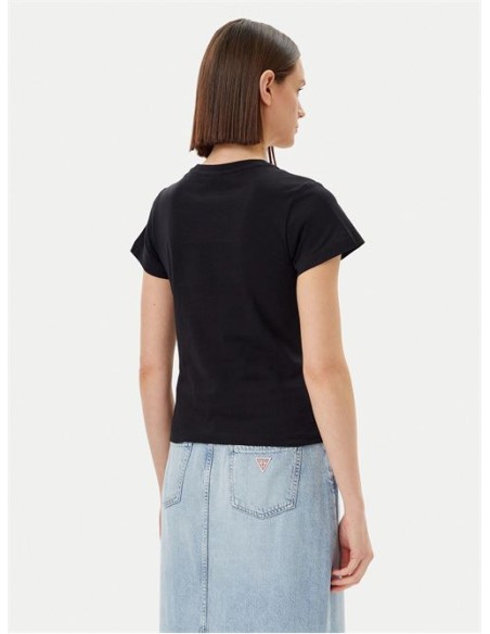 T-shirt con logo in strass Guess V5GI10K9RM1