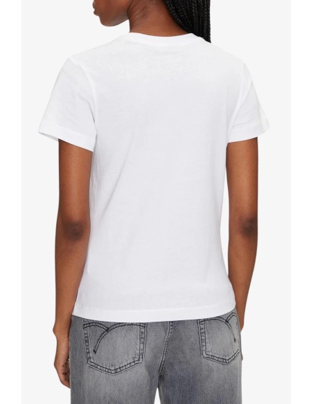 T-shirt con logo in strass Guess V5GI10K9RM1