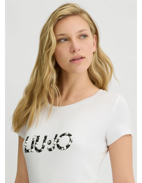 T-shirt con strass Liu.jo VA5156JS360