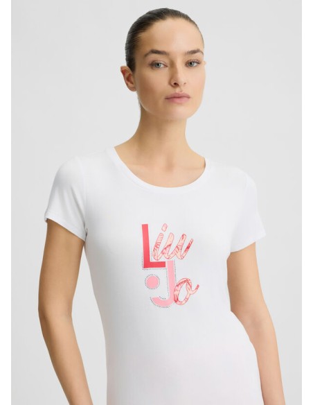 T-shirt con logo Liu.jo Better  VA5226JS360