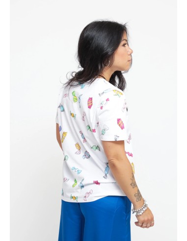 T-shirt Moschino Candies Print V6A070144121001