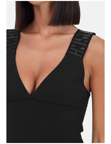 Canotta Moschino nera V6A890344060555