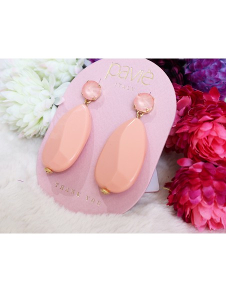 Orecchino a pendolo con Swarovski Paviè OR.25.02D
