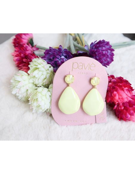 Orecchino a pendolo con Swarovski Paviè OR.25.02D